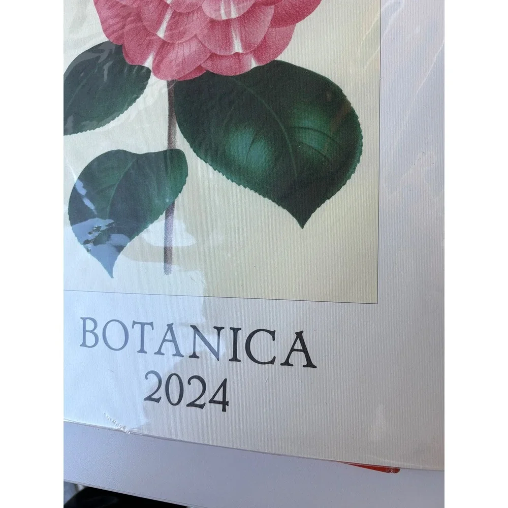 Cavallini & Co Wall Calendar 2024 Botanica Vintage Floral Art Prints New Sealed